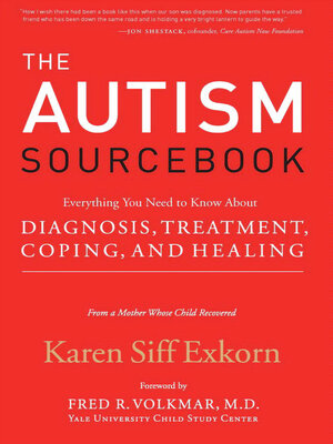 cover image of The Autism Sourcebook